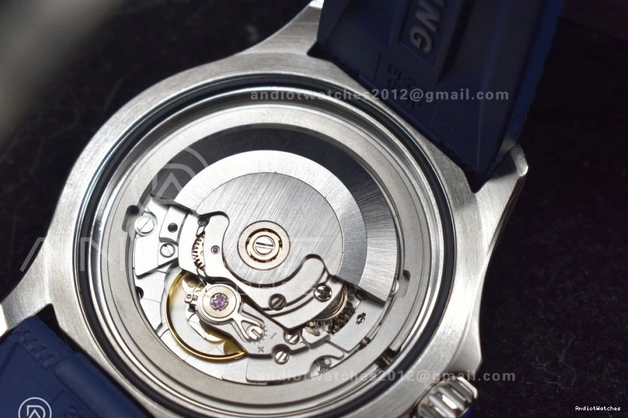 Contemporary Automatic A Blue Edition Best 1168 Dial SS Rubber SuperOcean Blue BLSF on 42 1:1 Strap 0428